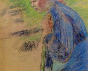 卡米耶 毕沙罗 : Young Peasant Girl